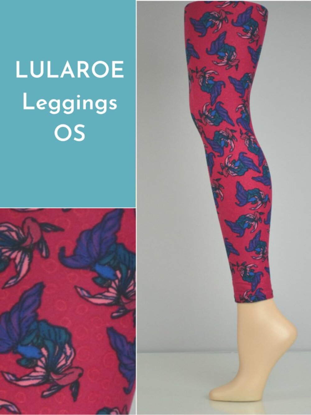 NWT Fish Print OS Lularoe Leggings